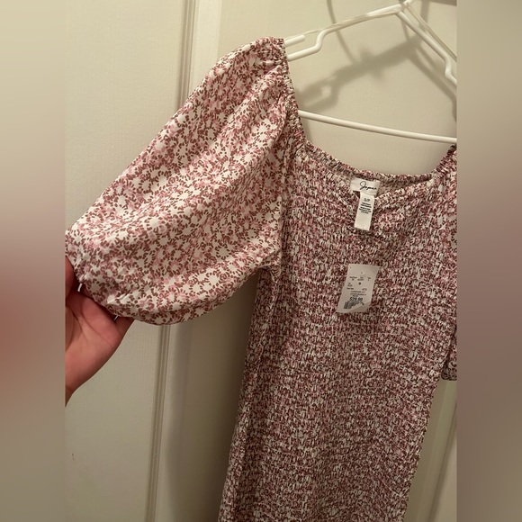 ✨NWT | Japna | Floral balloon sleeves ruffled milkmaid dress - Picture 5 of 7